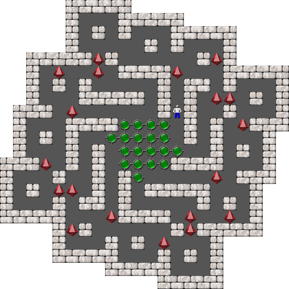 Sokoban Sasquatch 05 Arranged level 36